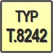 Piktogram - Typ: T.8242